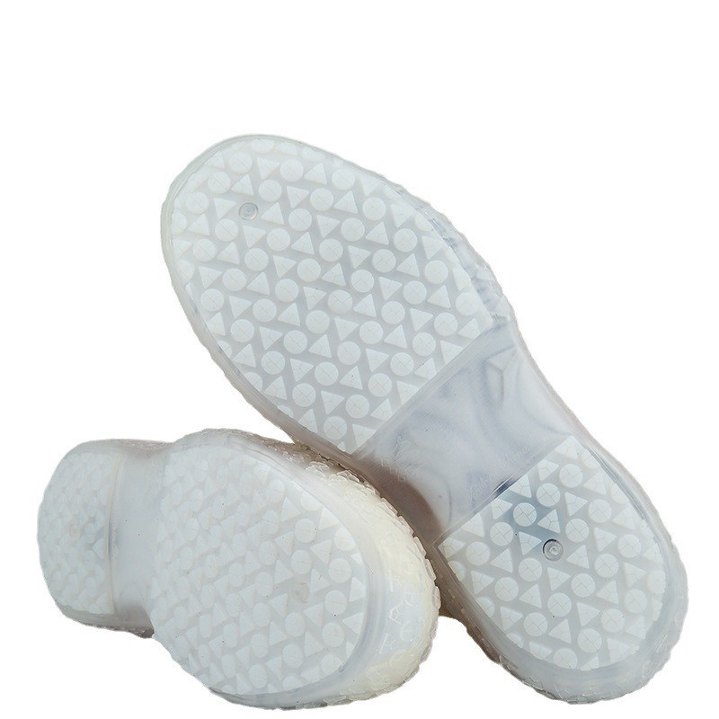 Rain Show Thickened Wear-Resistant Water Shoe Covers Outdoor One-Piece One-Size Shoe Covers Rainy Day Anti-Slip Rainproof Shoe Covers Wholesale