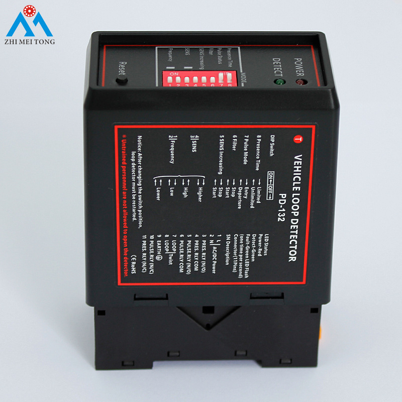 English pd132 Vehicle Detector Community Barrier Ground Sensor Coil Controller Single Universal Sensor Vehicle Detector