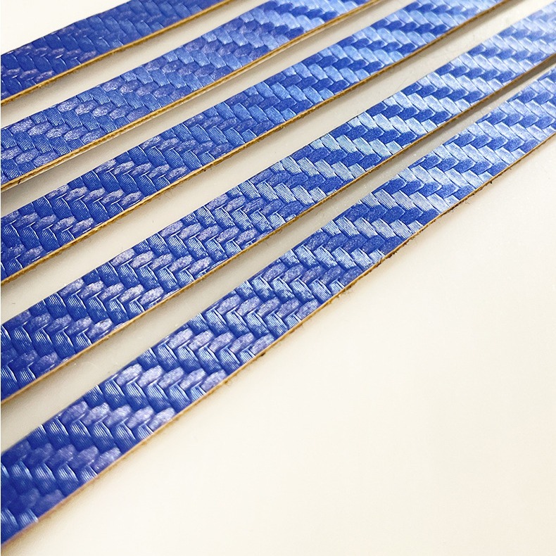 Table Tennis Racket PU Leather Carbon Fiber Texture Edge Guard Anti-collision Anti-collision Super Durable Self-adhesive Bottom Plate Protection