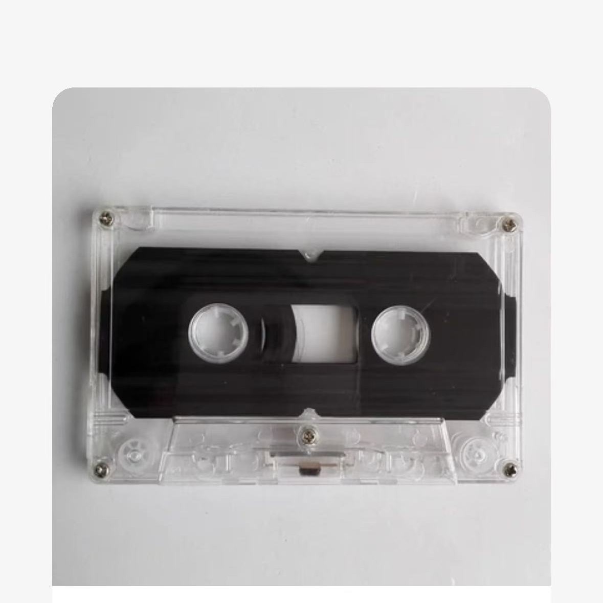 Cross-Border New Product Brand New High Transparent Blank Tape Standard Audio Tape 30 45 60 90Min Bare Tape