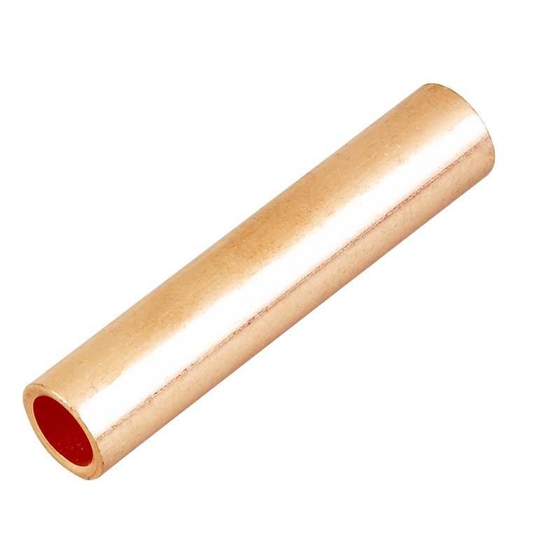 in stock wholesale copper connection pipe GT-G wire and cable connector copper direct pipe butt terminal wire connection pipe