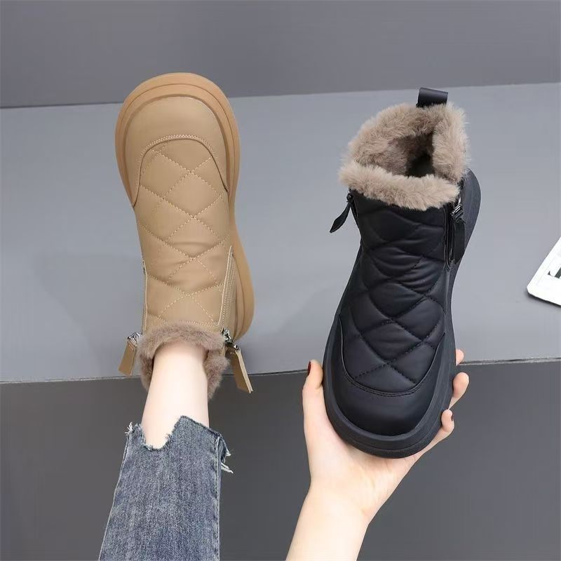 2025 Women's Fashion Versatile Ins Leather Slimming Thick Heel Knee-High Riding Boots Trendy Long Boots Autumn and Winter New Style