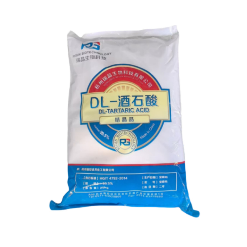 Dl-Tartaric Acid Industrial Grade Crystalline Acidity Regulator Descaler Spot Sale