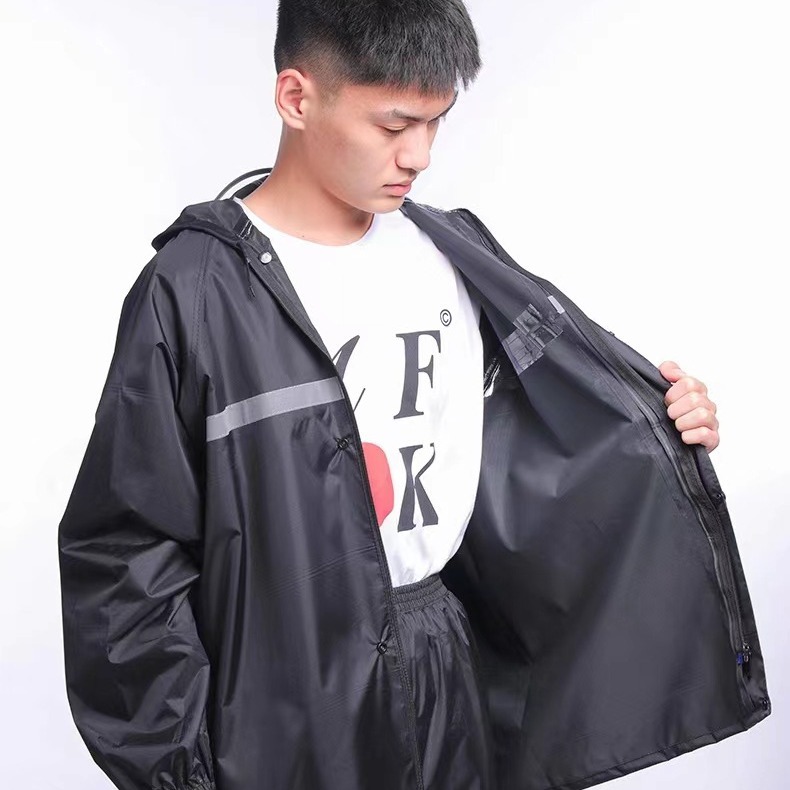 Factory Direct Sales Oxford Cloth Raincoat and Rain Pants Set Split Adult Outdoor Labor Protection Construction Site Full Body Rainproof