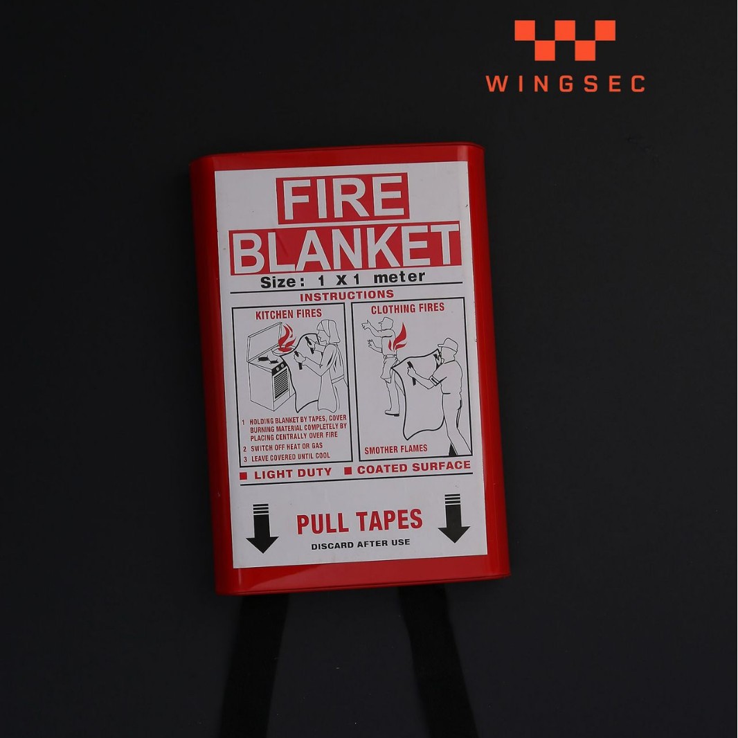 National Standard Fire Blanket Fire Blanket Kitchen Fire Retardant Silicone Coated Fire Blanket