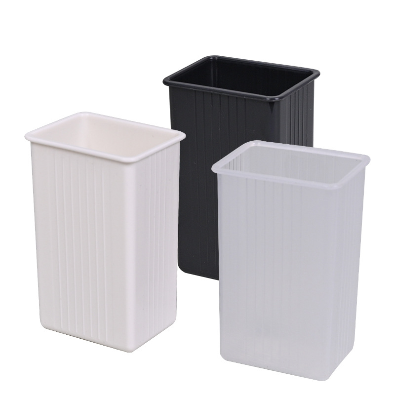 Fashionable and Simple Square Drain Chopstick Barrel Household Chopstick Spoon Storage Box Plastic Chopstick Cage Manufacturer Wholesale