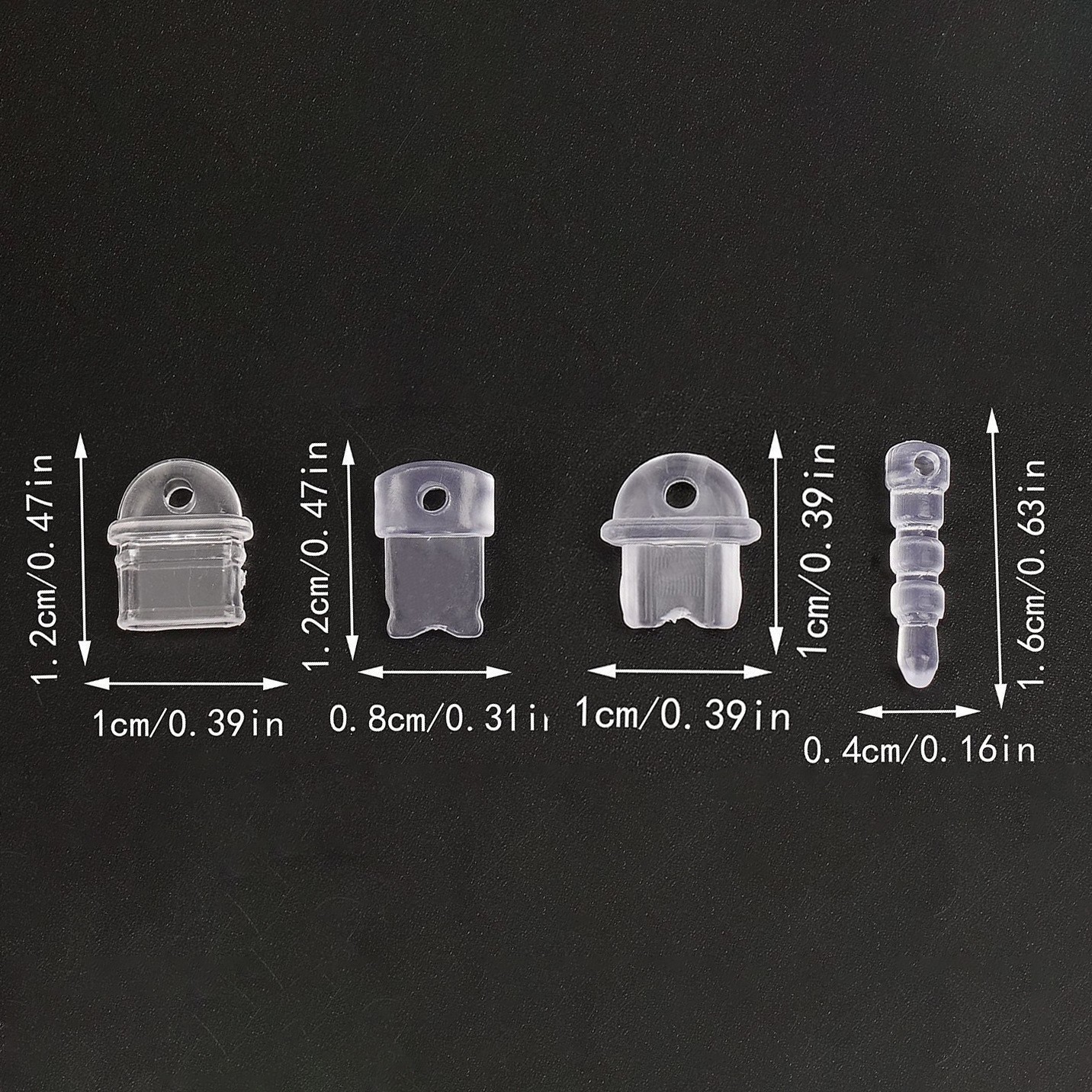 Simple Transparent Suitable for Type-C Apple Android Interface Diy Charging Port Plug Mobile Phone Dust Plug Plug Plug