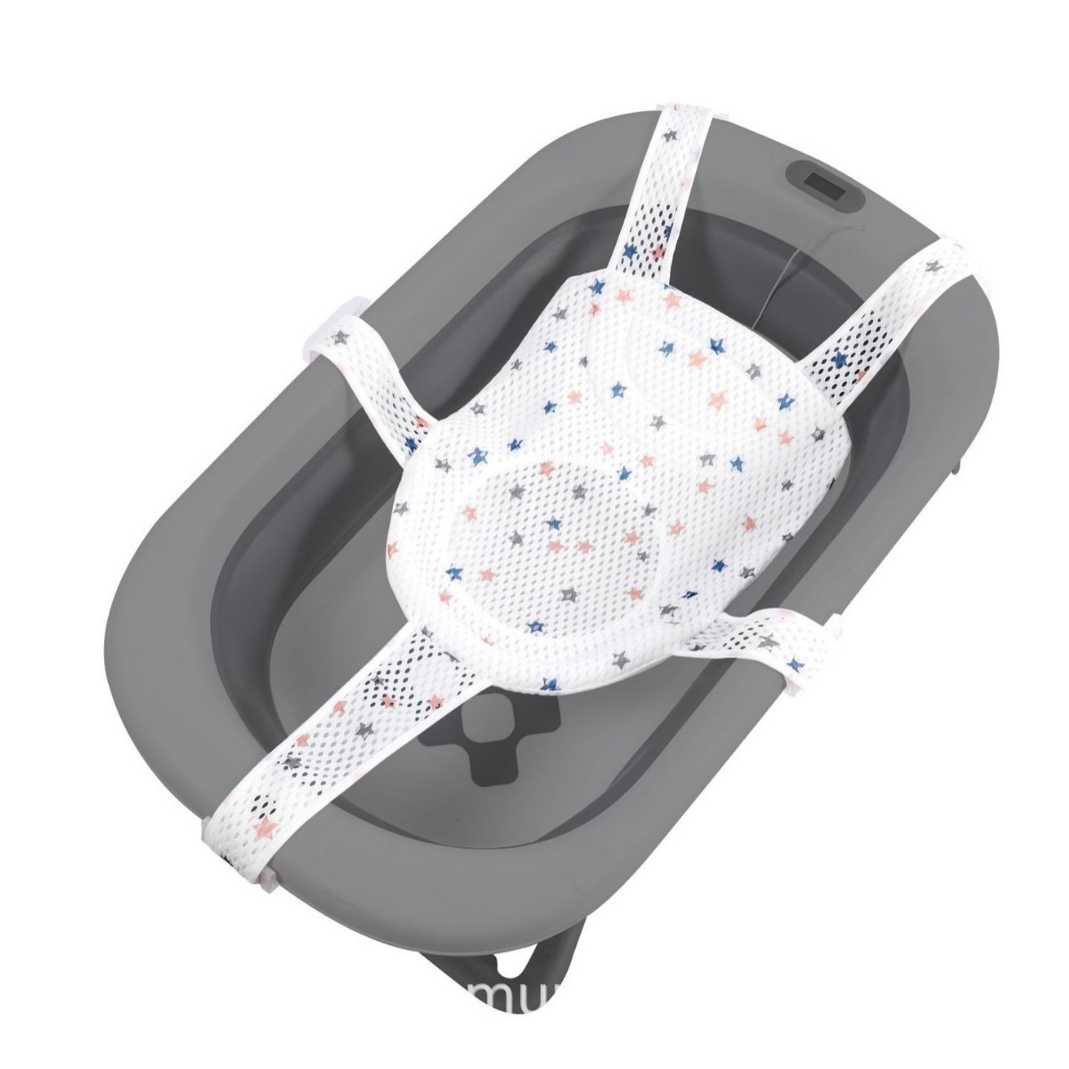 Baby and Kidsren's Bath Net Bath Mat Baby Bath Artifact Support Frame Bathtub Lying Support Newborn Suspended Mat Bath Stand Sitting