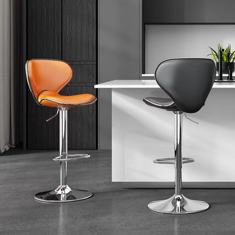 Bar Chair for Home Use, Adjustable Height High Stool, Modern Minimalist Bar Chair, Cashier Front Desk with Backrest Bar Stool