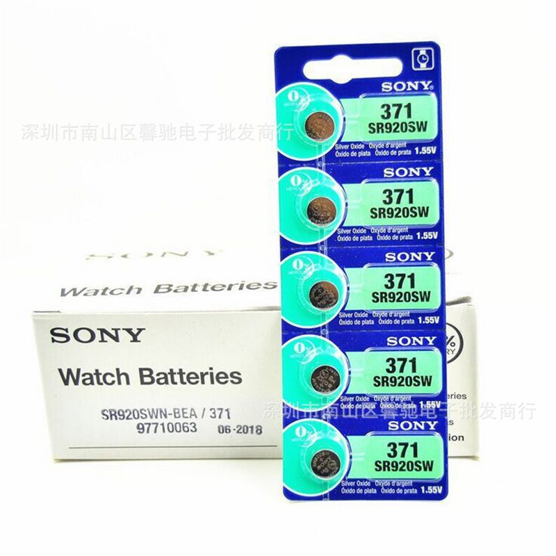 Цифровая батарея для часов 371 364 395 337 377 379Sr920Sw 1.55V