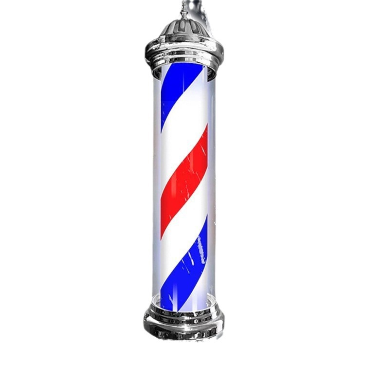 Free Shipping Wall Hanging Hairdressing Turn Light LED Turn Light Barber Shop Outdoor Waterproof Turn Light Full Color Highlight Full Round Light Smart