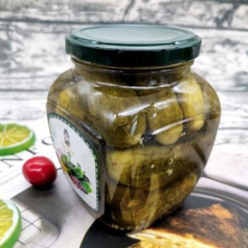 Russian-Style Pickled Cucumbers 500ml Nongna Brand Russian-Style Lactobacillus Pickled Cucumbers Canned