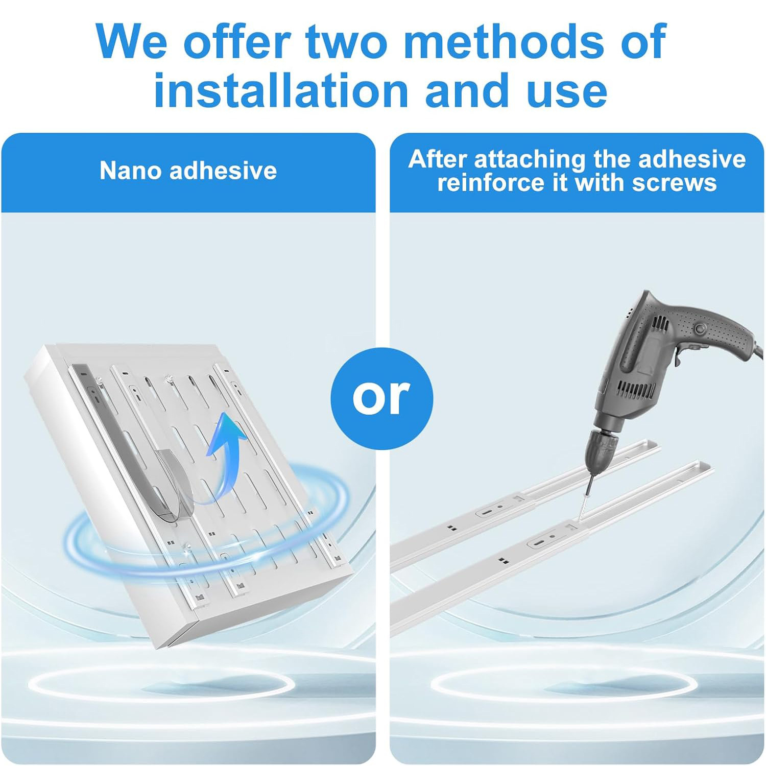 Pull-out cabinet storage box with expandable width 12 "-18" and depth 13.3-24 "adjustable drawers