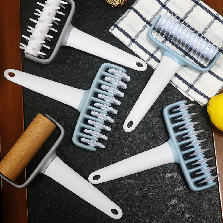 Cross-Border Ready-Made Baking Tools, Manual Rolling Noodle Cutting, Creative Rolling Pin, Punch, Pizza Tools