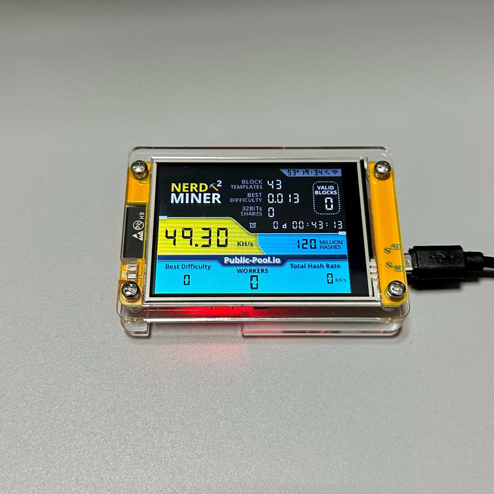 Cross-Border First Choice Large Quantity in Stock 2.8inch Lotto Machine Nm Miner High Computing Power Low Power Consumption 1010Kh/S