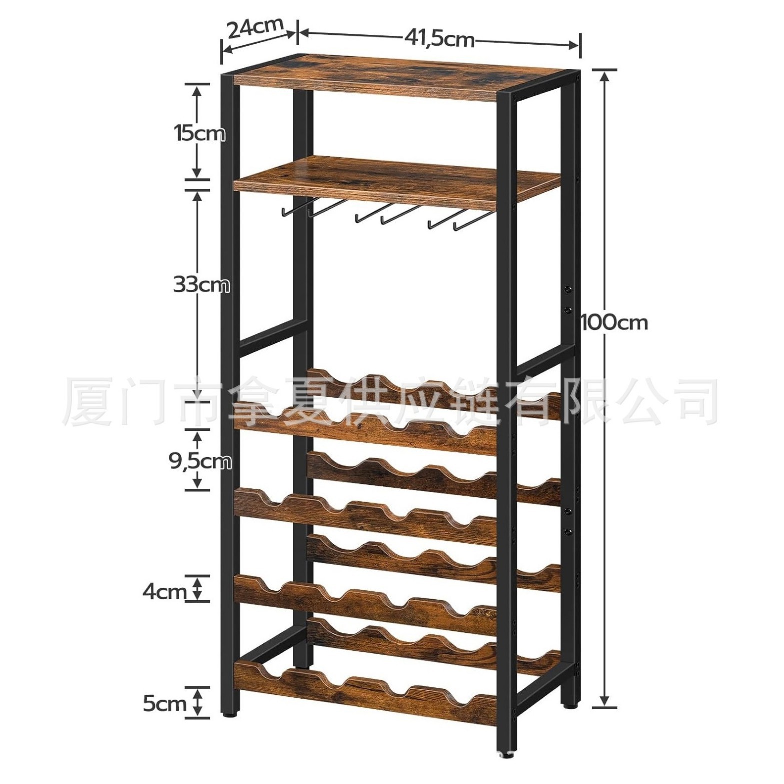 Floor-Standing Wine Storage Rack, Cup Holder, Display Rack, Water Cup Storage Rack, Large-Capacity Storage Rack, Cross-Border New Product
