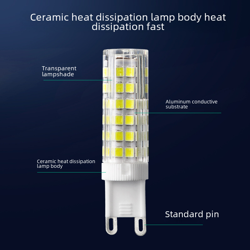 led lamp bead g9 super bright pin bubble pin low voltage led light source small bulb g4 crystal lamp corn lamp 220V