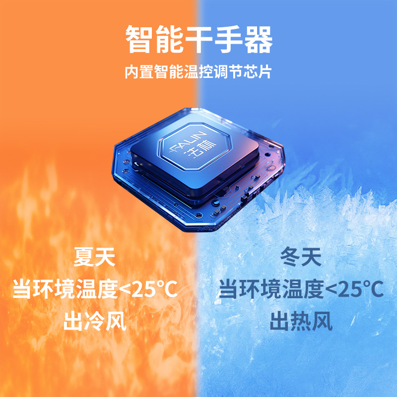 Falin hand dryer temperature control induction hand dryer commercial hand dryer public commercial toilet hand dryer 2030