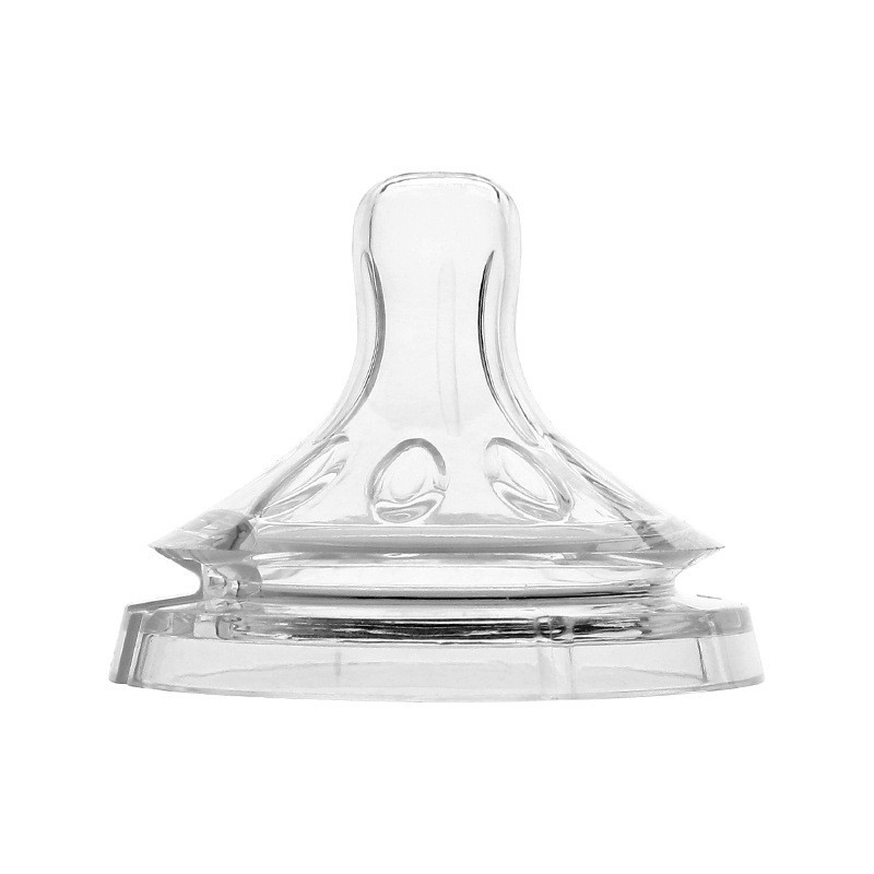 Infant Wide-Diameter Universal Silicone Pacifier Simulated Breast Milk Anti-Flatulence Liquid Silicone Pacifier Bottle Accessories