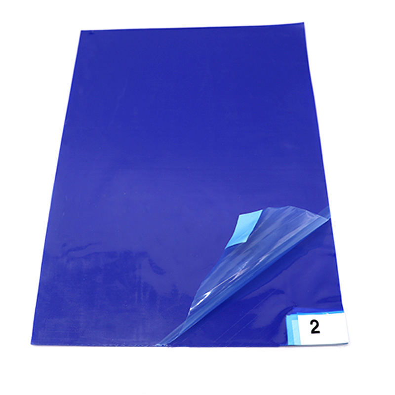24*36 Dust-Free Workshop Dust-Proof High-Viscosity Dust Pad Blue Anti-Static Foot Dust Removal Pad Dust-Free Dust Pad