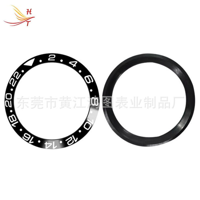 Dongguan Hongtu Watch Accessories Manufacturers Wholesale Ceramic Bezel Greenwich Scale Ring 38mm *30.7Mm