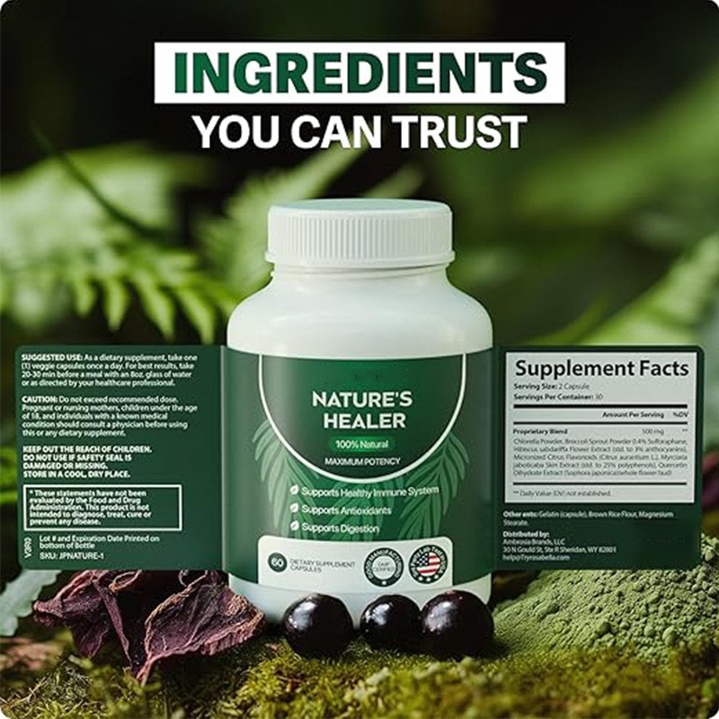 Moringa Capsules Moringa Capsules Moringa Leaf Capsules Tk Cross-Border Amazon Hot Source