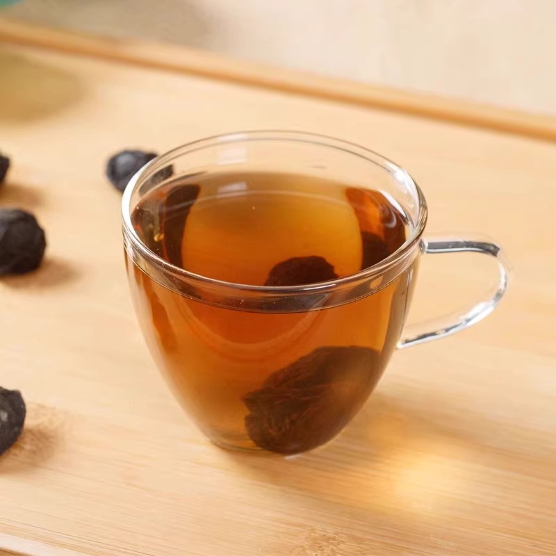 Dried Black Plums 500g Tianshan Black Plum Specialty Tea Old Beijing Sour Plum Soup Ingredients with Licorice and Dried Tangerine Peel
