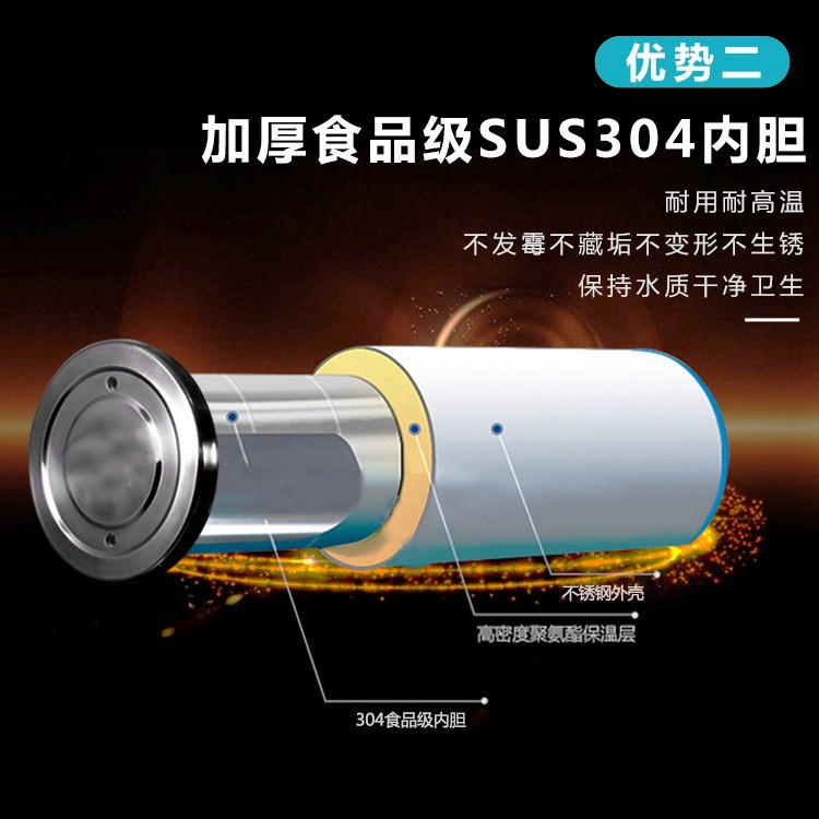 Factory wholesale all stainless steel solar water heater all steel solar household stainless steel solar water heater