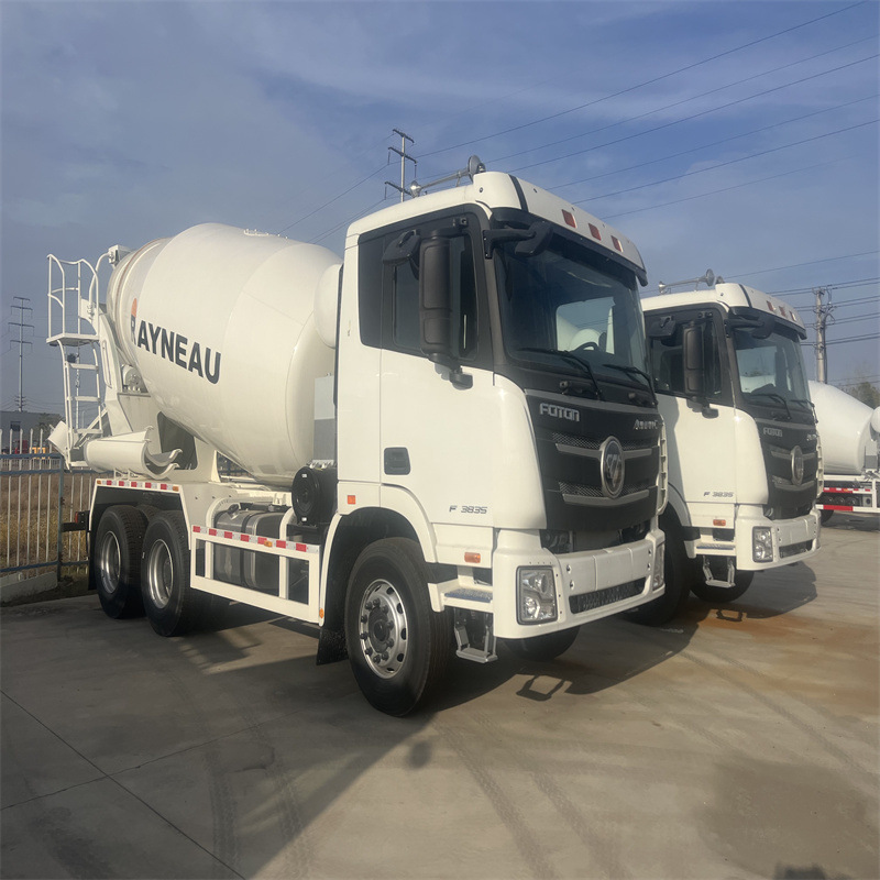 Цементовоз Foton 6*4, бетонный миксер, грузовик Foton на 10 тонн с правым рулем, экспортный подержанный автомобиль