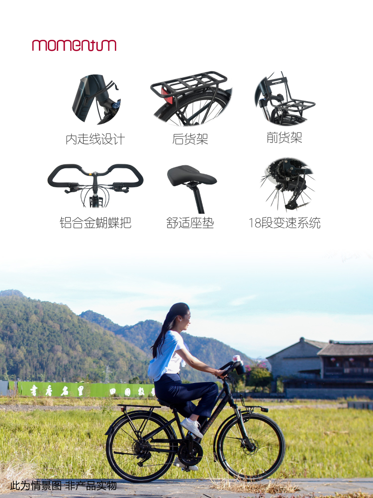 () Isee 350 Oil Disc 18-Speed Butterfly Handlebar Lockable Shock Absorber Travel Bicycle Default Item Silk Flower Others