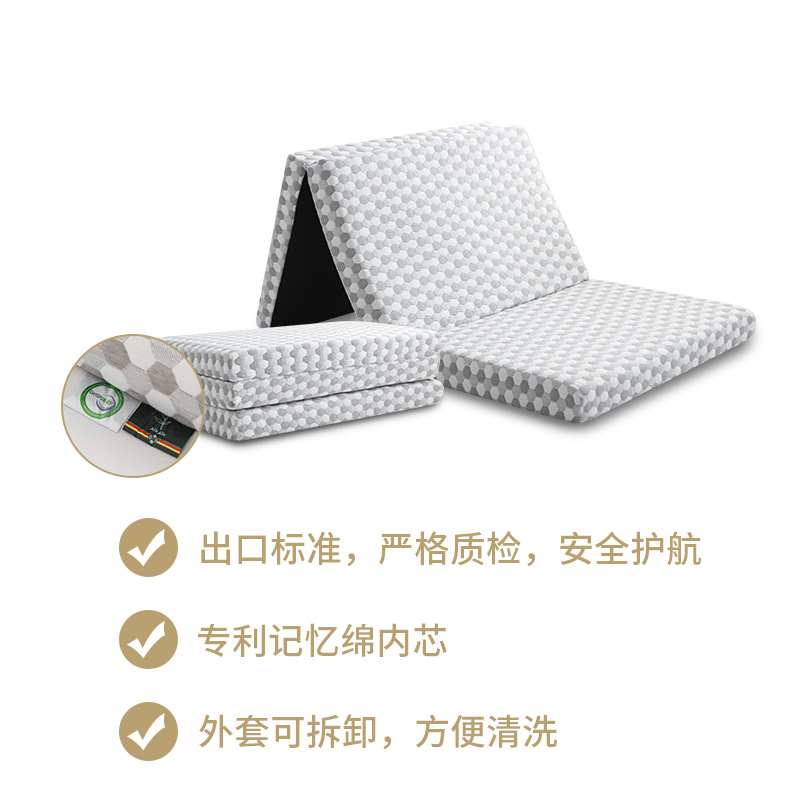 Customized Export Amazon Hot Selling 70% off Mat Memory Foam Mattress Home Bedroom Hotel Fitness Yoga Mat