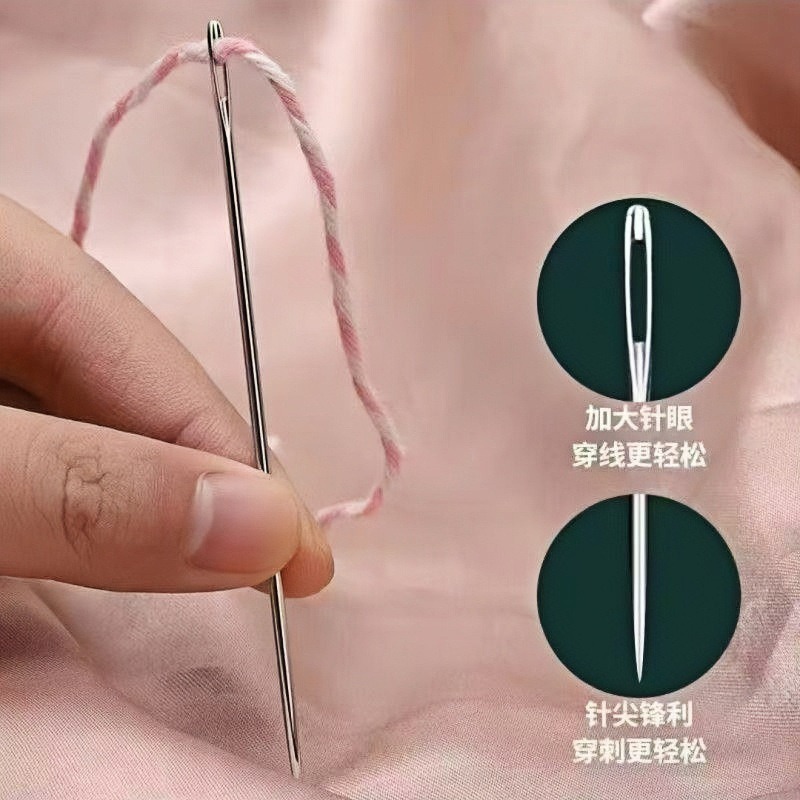 34-Piece Household Sewing Kit Set, Three-Layer Portable Multifunctional Hand Sewing Kit for Sewing