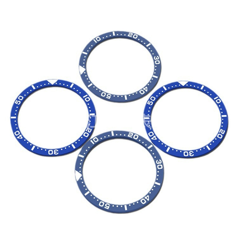 Factory Direct Supply Bezel Haimed Watch Accessories Bezel Ceramic Flat Bottom Second Scale Ring 39.8*31.7
