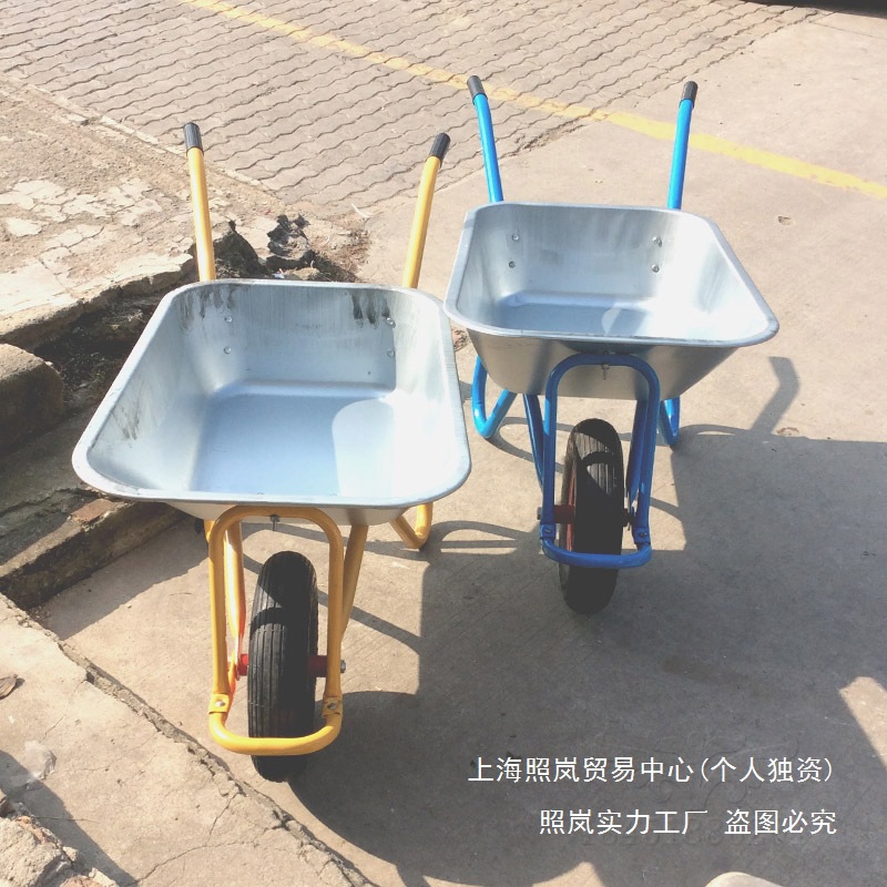 One-Wheeled Trolley Construction Site Agricultural Sand and Soil Construction Dump Truck Garbage Handling Garden Manual Two-Wheeled Trolley Free Shipping