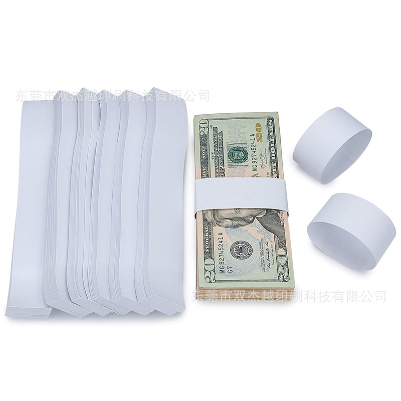 Cash Bundles Bank Supermarket Finance Special Money Bundles White Universal Currency Bundles with Double Adhesive Paper Material
