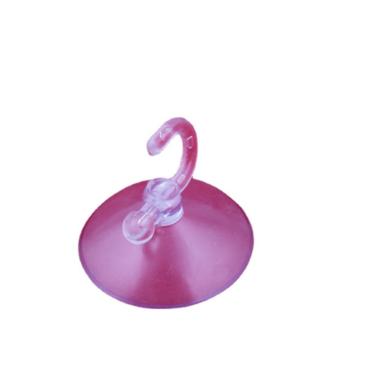 Spot wholesale suction cup hook toy plastic accessories with hook suction cup sunshade with hole with hook suction cup