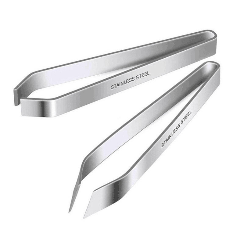 Stainless Steel Thickened Household Hair Plucking Clip Fish Bone Clip Pig Hair Clip Fish Bone Clip Chicken Duck Goose Feather Clip Hair Removal Clip