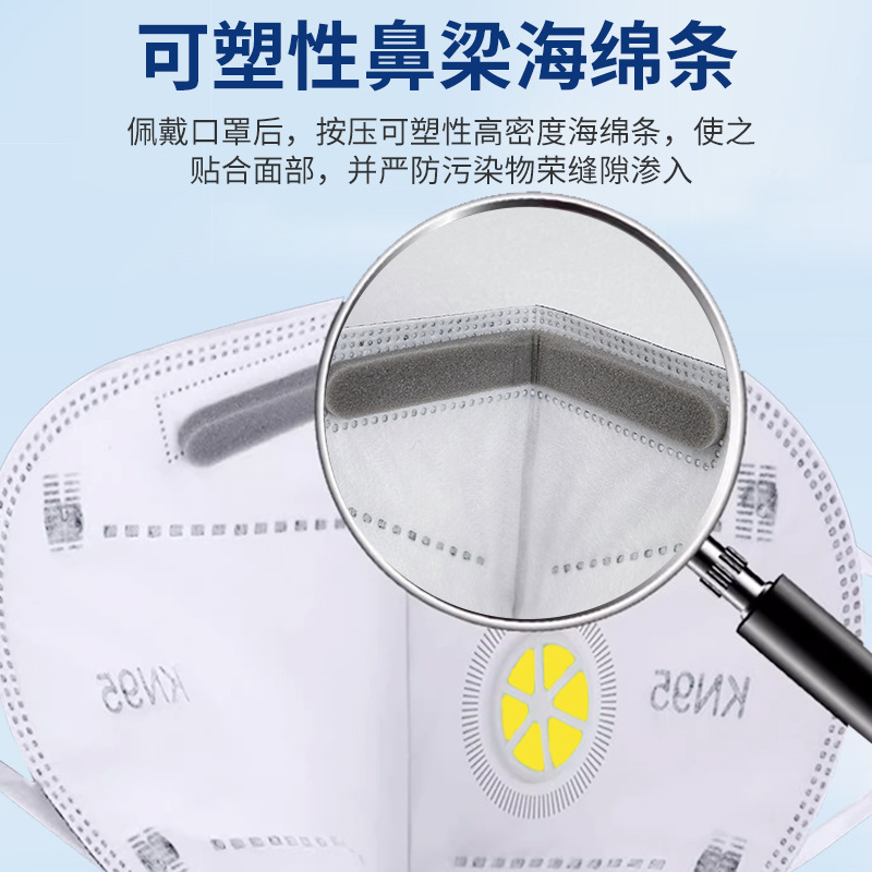 KN95 breathing valve mask 7-layer thick protection anti-industrial dust activated carbon dust-proof breathable independent packaging
