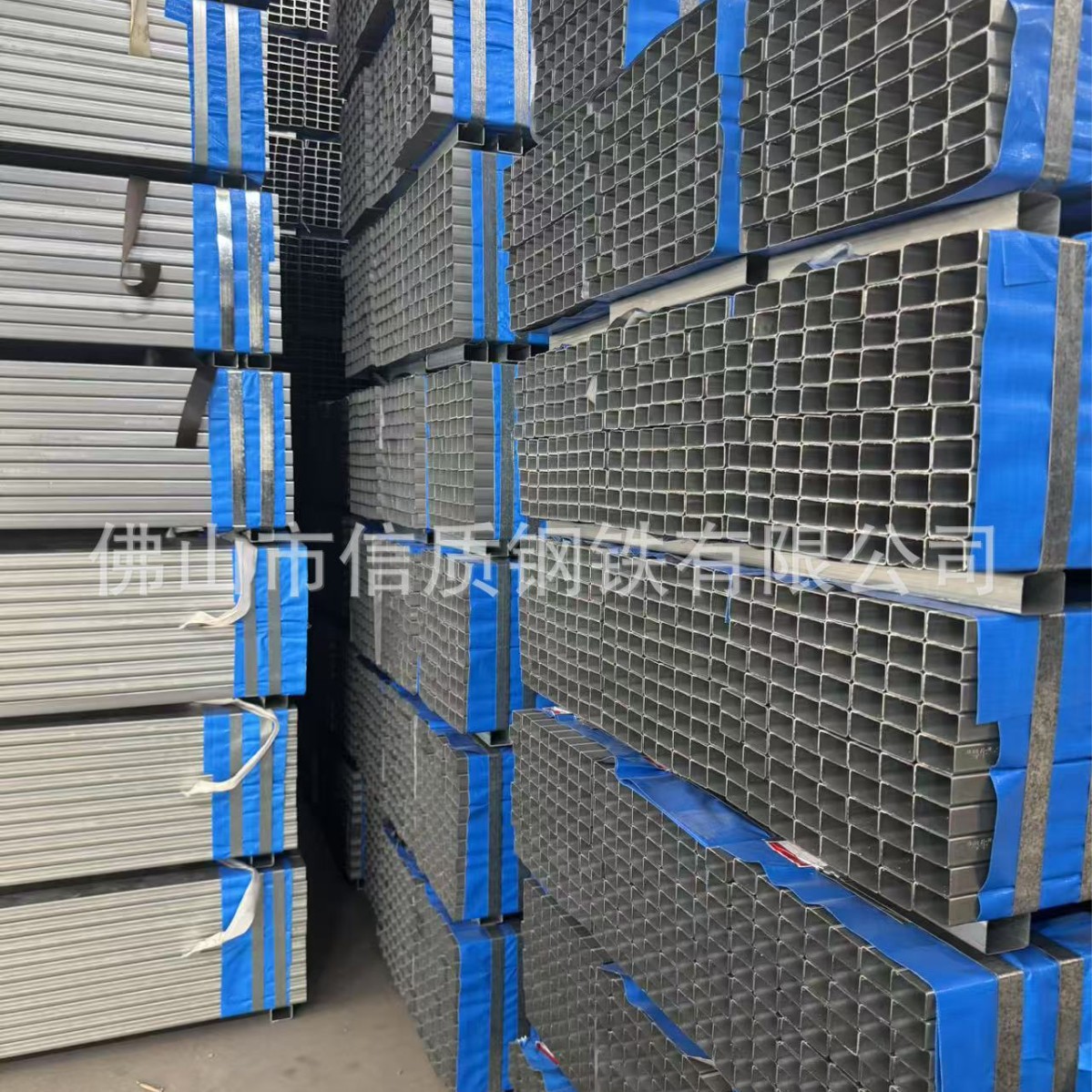 Zinc-Aluminum-Magnesium Square Tube Thin-Walled Industrial and Commercial Photovoltaic Bracket Zinc-Aluminum-Magnesium Square Tube Greenhouse Zinc-Aluminum-Magnesium Square Tube