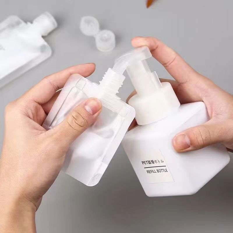 Lotion Packing Bag Cosmetic Shampoo Lotion Body Soap Facial Cleanser Travel Portable Squeeze Bottling