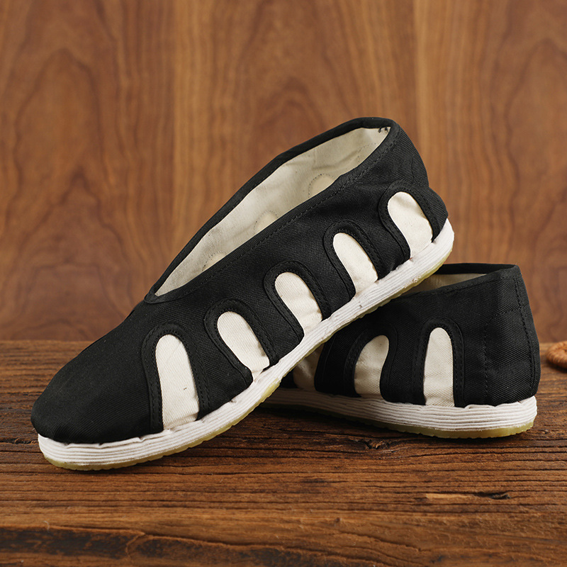 Тaoистские туфли с тысячелayer подошвой для монахов, тканевые туфли, туфли тайцзи, практические туфли для мужчин и женщин