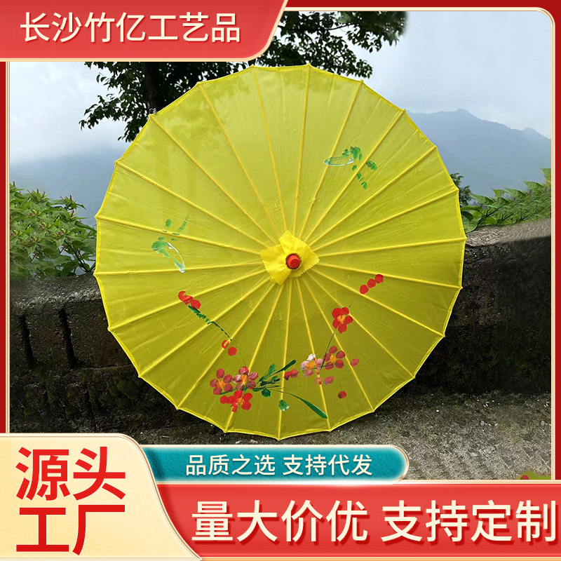 Оптовая продажа зонт для танцев, костюмный зонт, шелковый зонт для чонсам, подвесной потолочный зонт, декоративный масляный бумажный зонт, DIY зонт