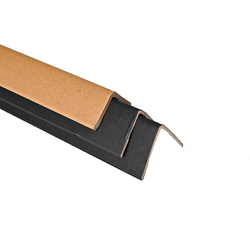 Shipping Packaging L-Shaped Paper Corner Protectors Long Corner Anti-Collision Shock-Absorbing Carton Edge Protection Strips Thickened Kraft Paper