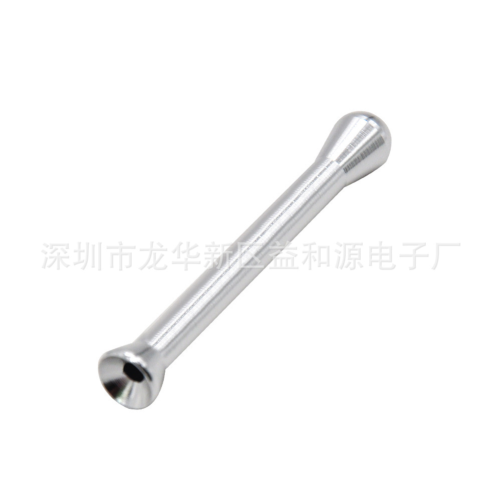 New aluminum alloy toilet suction filter pipe mini metal nose pipe smoking hot sale snuff bottle