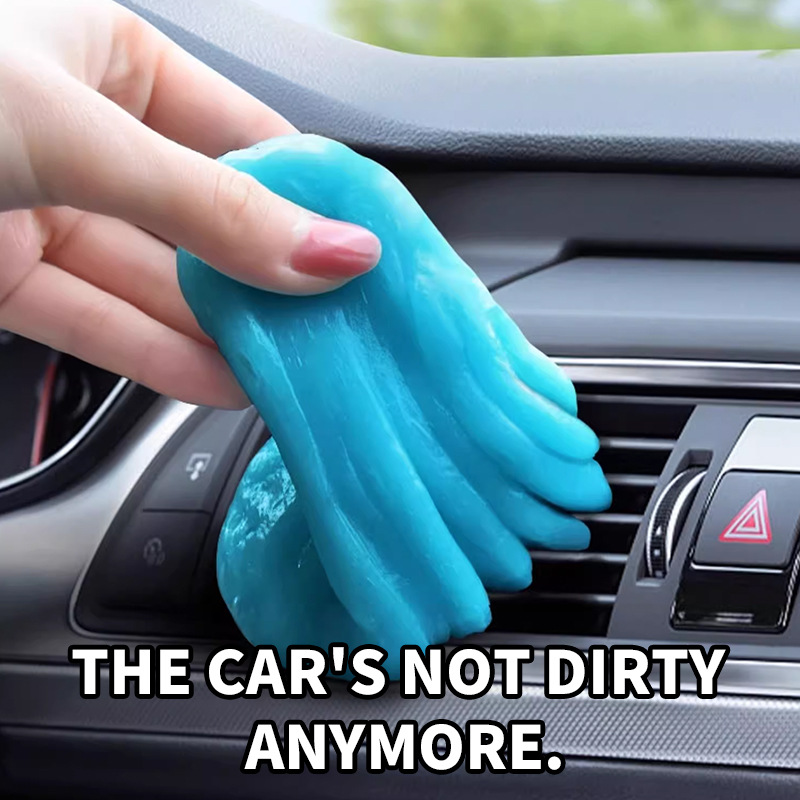 Multifunctional dust cleaning gel does not melt water does not stick to hand cleaning soft rubber car dust removal glue keyboard cleaning mud