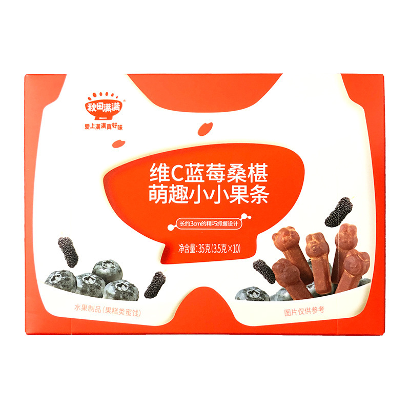 Akita full of vitamin c cute small fruit strips 35g prunes hawthorn blueberry mulberry baby snacks for children