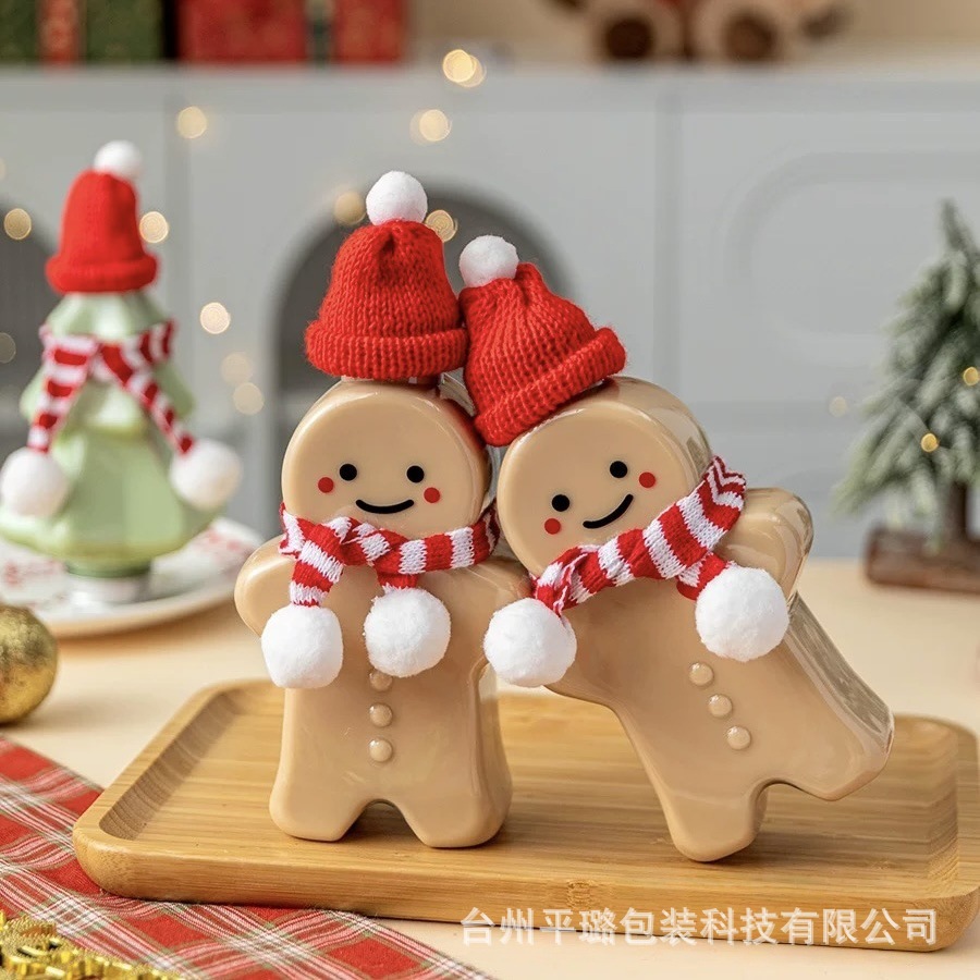 Высокопрозрачная одноразовая пластиковая бутылка для напитков 250 мл прозрачная бутылка в форме пряника молочный чай