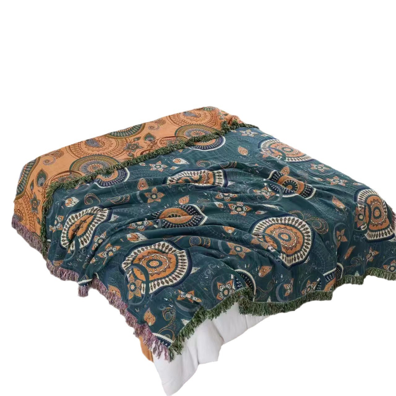 Cotton gauze blanket Cotton Four Seasons blanket multi-layer sand cloth nap blanket single double towel quilt factory wholesale