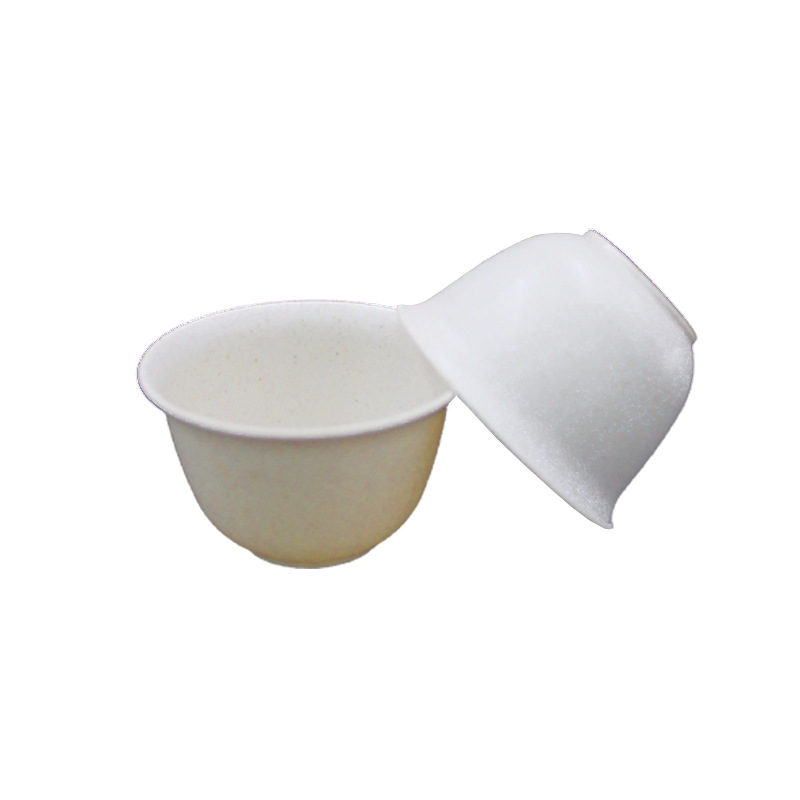 Rice Husk Hard Cup Disposable Tea Cup Hard Kung Fu Tea Small Cup Small Tea Cup Tea Cup Kung Fu Tea Cup Tea Cup