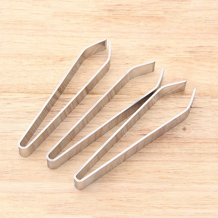 Wholesale flat mouth thickened Fishbone clip stainless steel goose feather clip hair pulling clip hair remover kitchen gadget